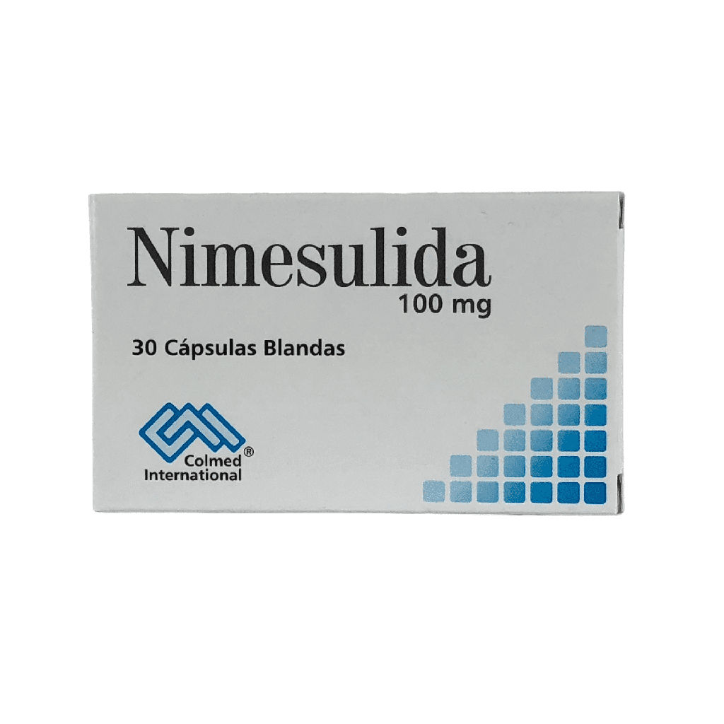 Nimesulida 100 Mg Caja x 30 Capsulas (Colmed)