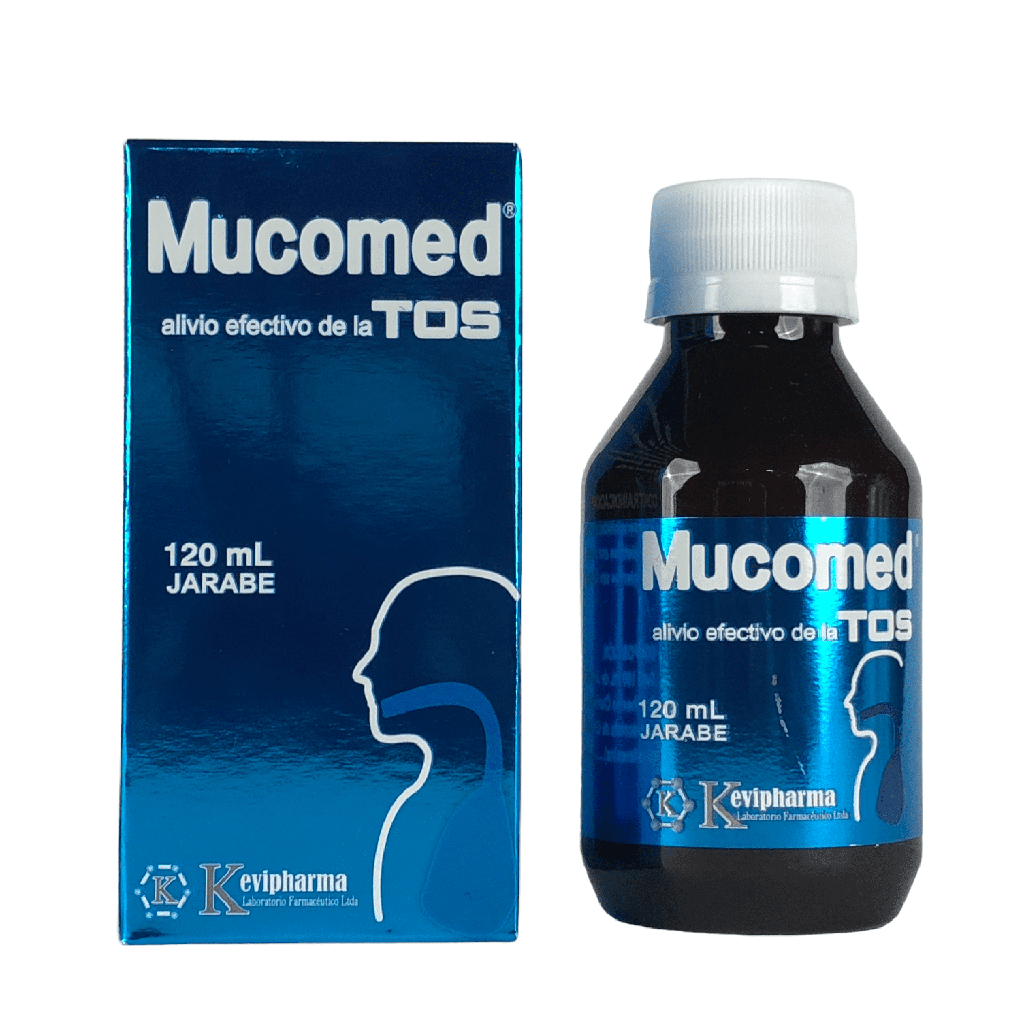 Mucomed Tos (Bromhexina+Guayacolato) Jarabe Frasco x 120 Ml (KeviPharma)