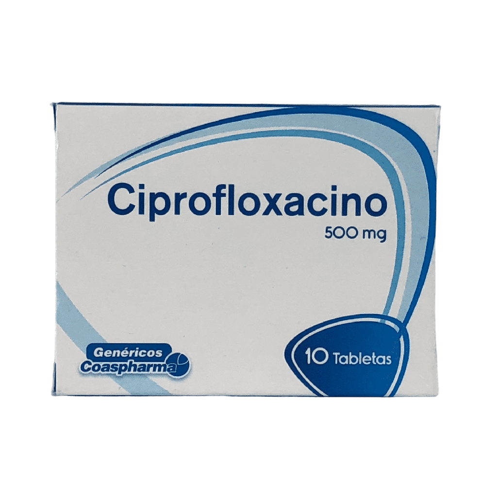 Ciprofloxacina 500 Mg Caja x 10 Tabletas (Coaspharma)