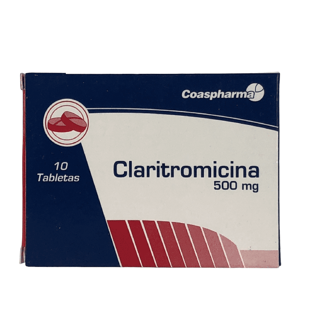 Claritromicina 500 Mg Caja x 10 Tabletas (Coaspharma)