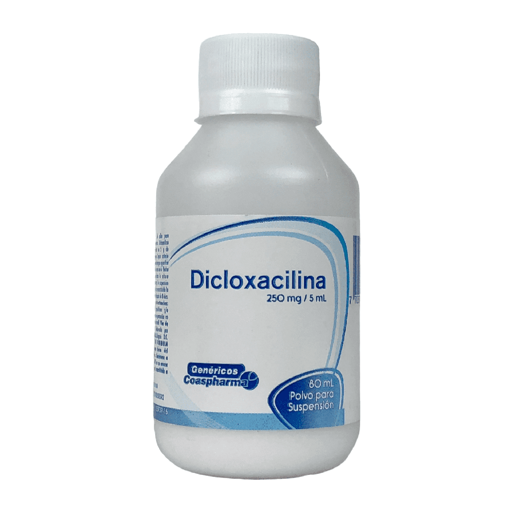 Dicloxacilina 250 Mg Polvo Suspension Oral Frasco x 80 ML Und (Coaspharma)