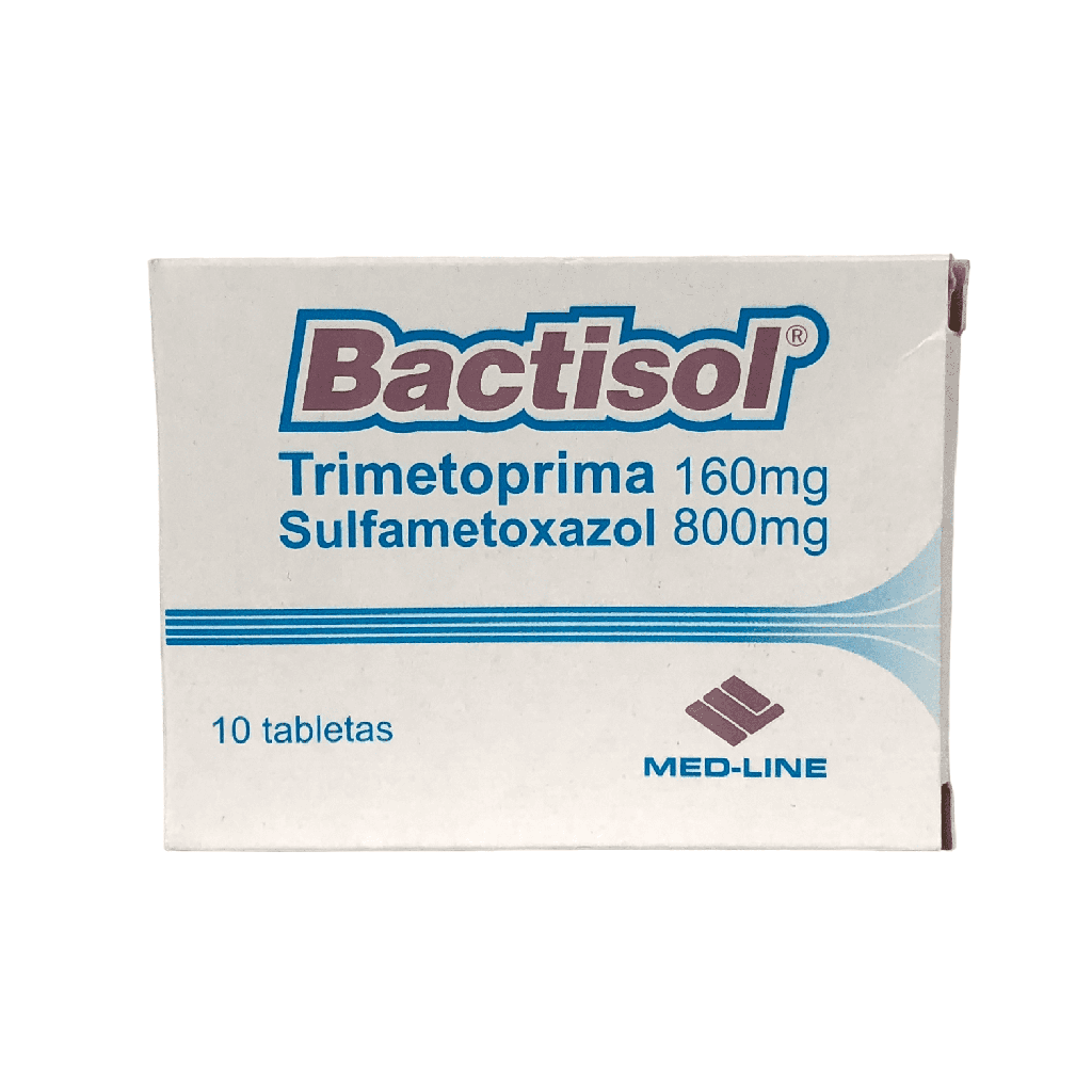 Bactisol (Trimetoprim Sulfa) 160/800 Mg Caja x 10 Tabletas (Med-Line)