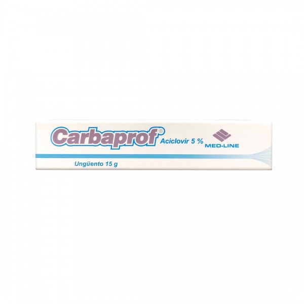 Carbaprof (Aciclovir) 5% Unguento Topico Tubo x 15 G (Med-Line)