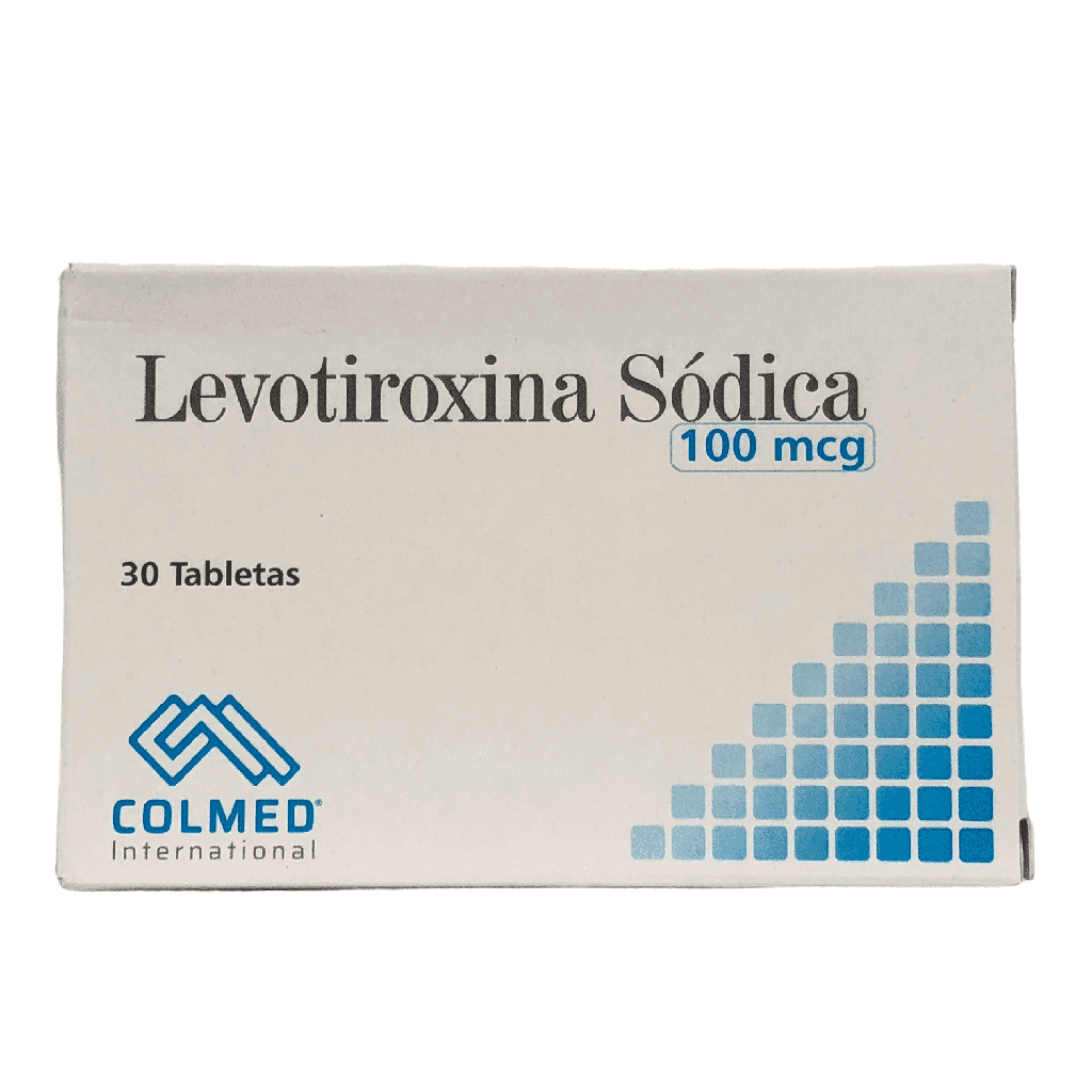 Levotiroxina 100 Mcg Caja x 30 Tabletas (Colmed)