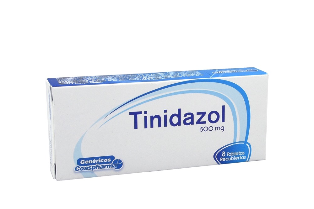 Tinidazol 500Mg Caja x 8 Tabletas Und (Coaspharma)