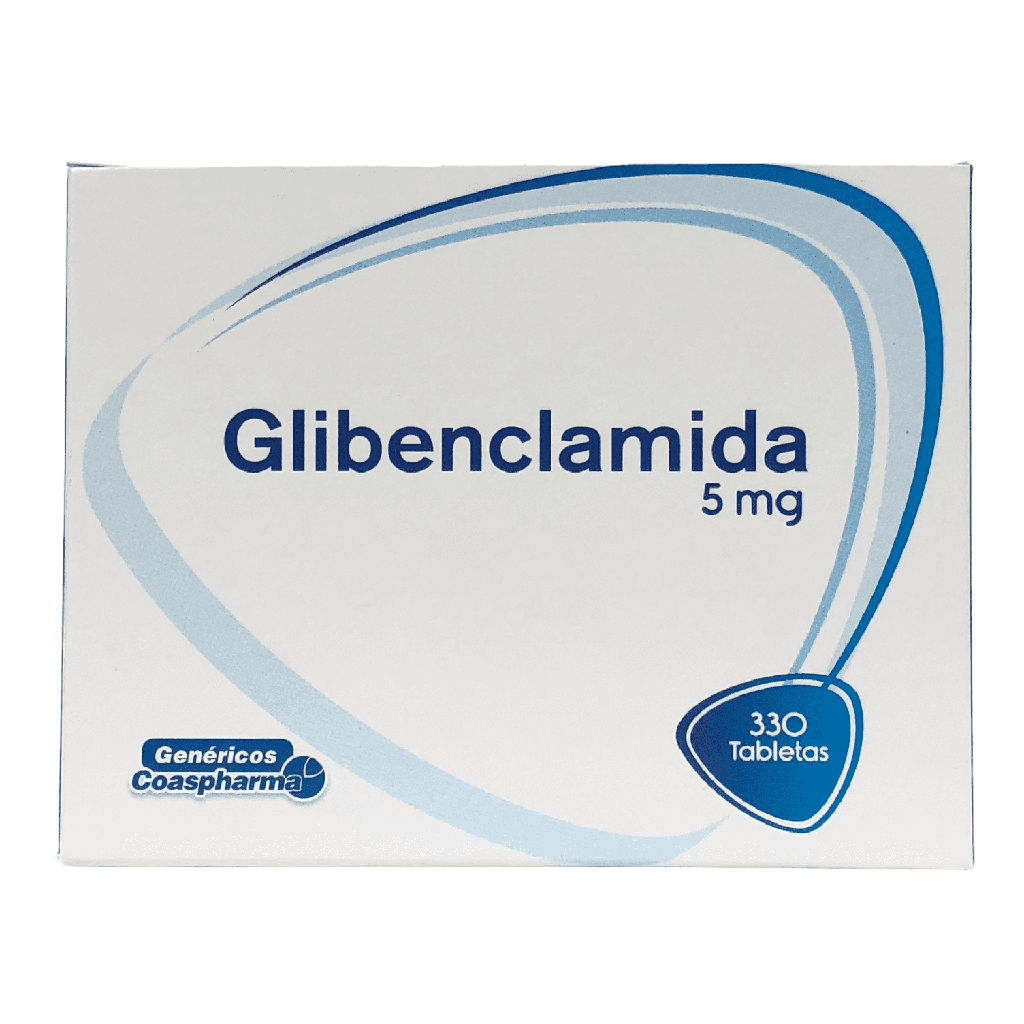 Glibenclamida 5 Mg Caja x 330 Tabletas Und (Coaspharma)