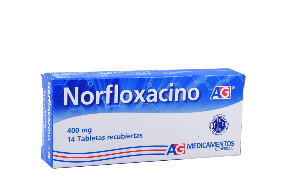 Norfloxacino 400 Mg Caja x 14 Tabletas Und (American Generics)