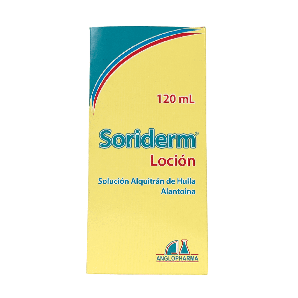 Soriderm Locion (Alquitran de Hulla+Alantoina) Frasco x 120 Ml Und (Anglopharma)