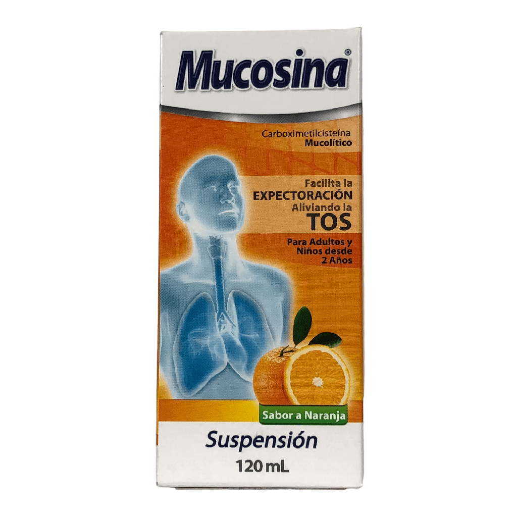 Mucosina (Carboximetilcisteina) Suspension Oral Frasco x 120 ML (GSK)