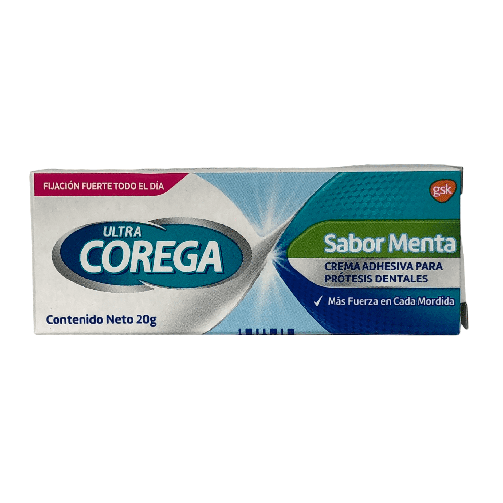 Corega Ultra S/Menta Crema Tubo x 20 Gr (GSK)