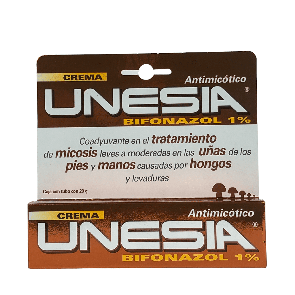 Unesia (Bifonazol) 1% Crema Tubo x 20 G (Genomma)