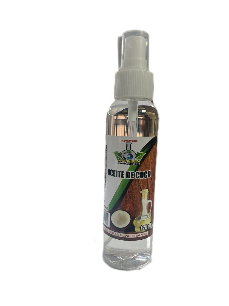 Aceite De Coco Spray Frasco x 120 Ml DB (NaturQuim)