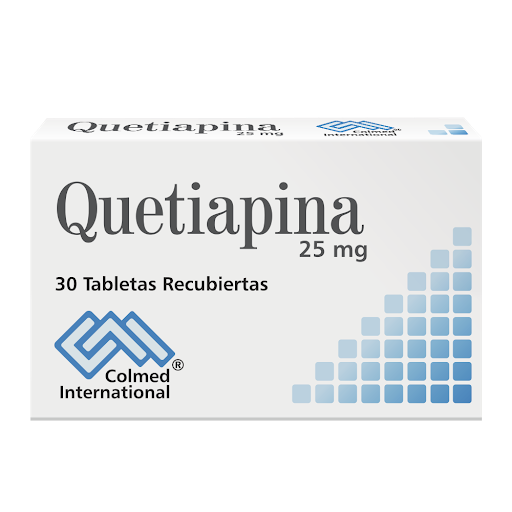 Quetiapina 25 Mg Caja x 30 Tabletas Und (Colmed)