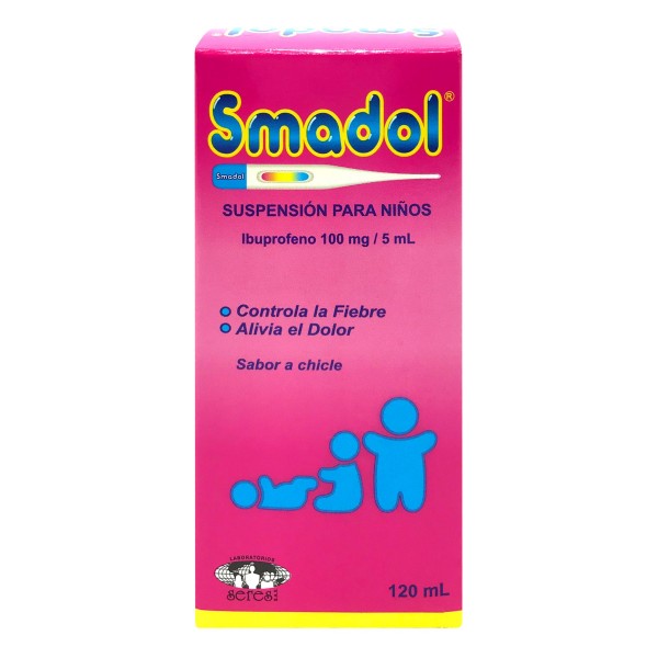 Smadol (Ibuprofeno) Jarabe Frasco x 120 Ml (Lab.Seres)