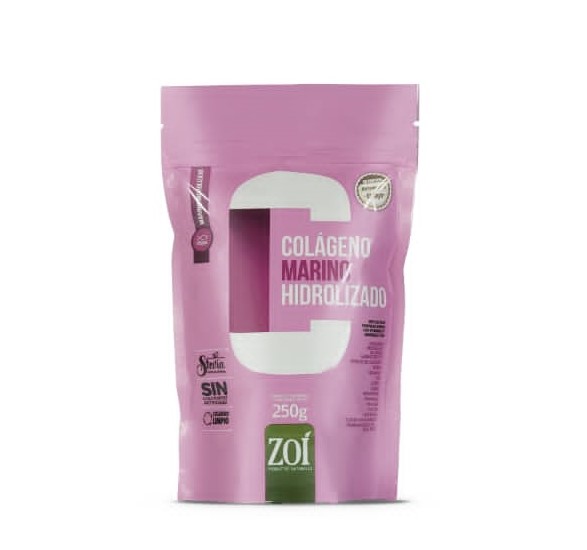 Colageno Marino Hidrolizado Polvo Bolsa x 250 G Und (Zoi)