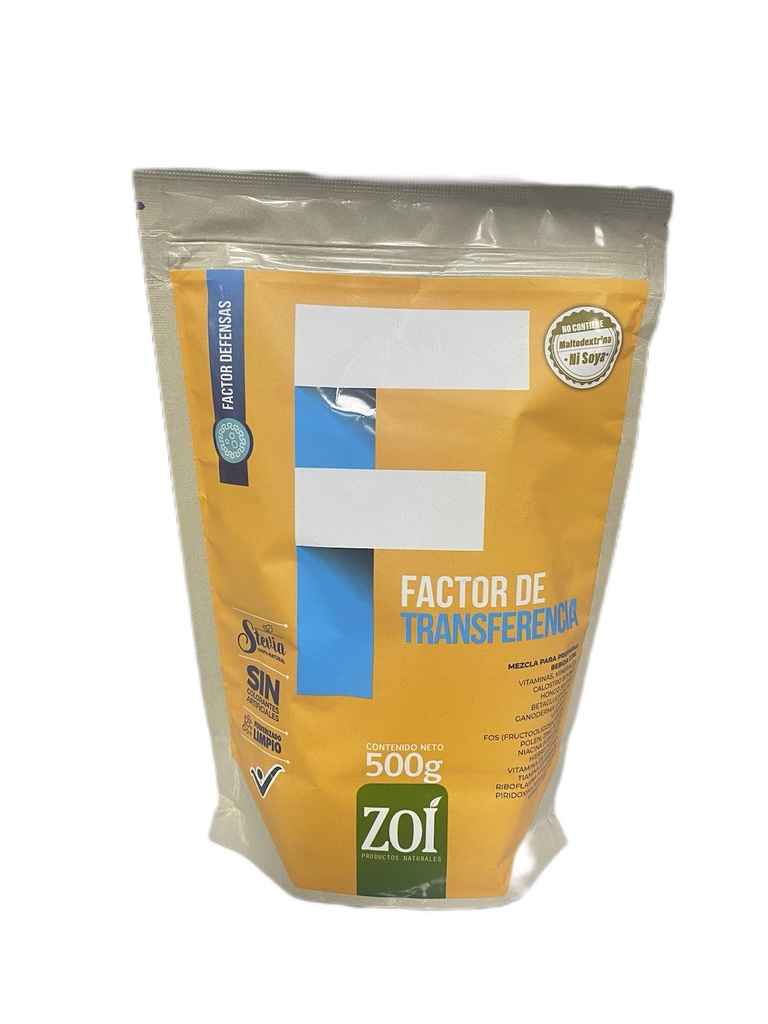 Factor de Transferencia Polvo Bolsa x 500 G Und (Zoi)