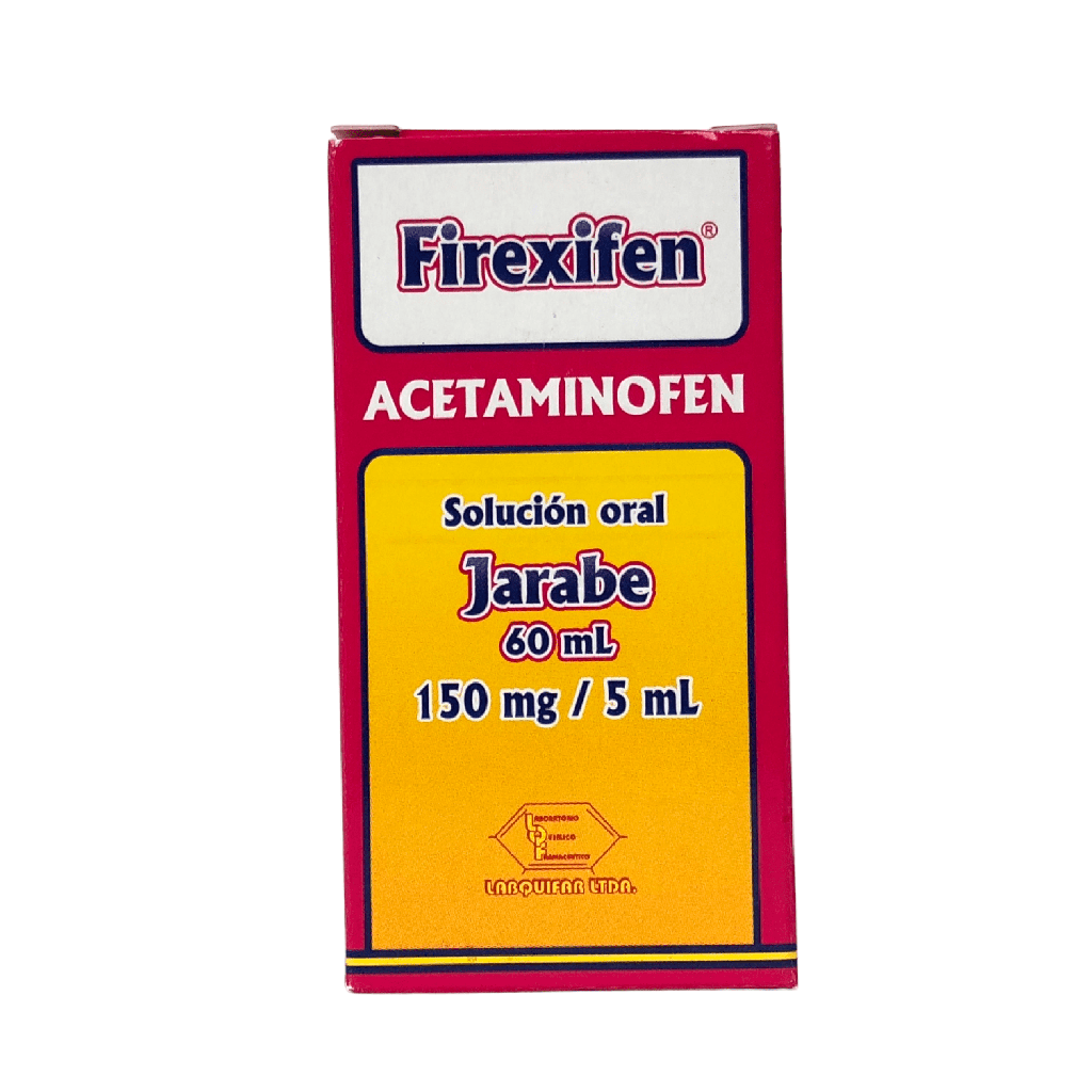 Firexifen (Acetaminofen) 100 Mg/Ml Jarabe Frasco x 60 Ml (Labquifar)