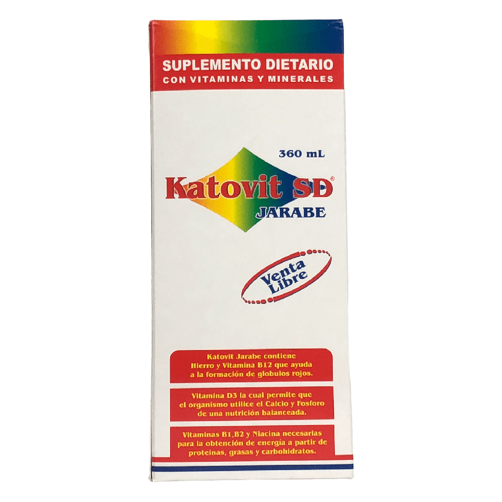 Katovit SD (Multivitaminico) Jarabe Frasco x 360 Ml (Labquifar)