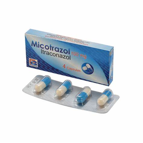 Micotrazol (Itraconazol) 100 Mg Caja x 4 Capsulas (Bioquifar)