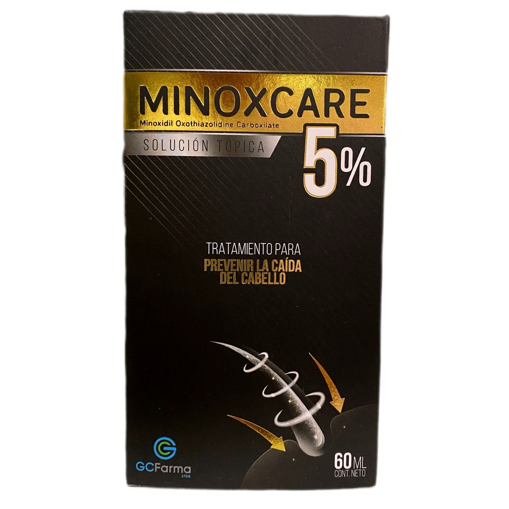 Minoxcare (Minoxidil) 5% Solucion Topica Frasco x 60 Ml (GC-Pharma)