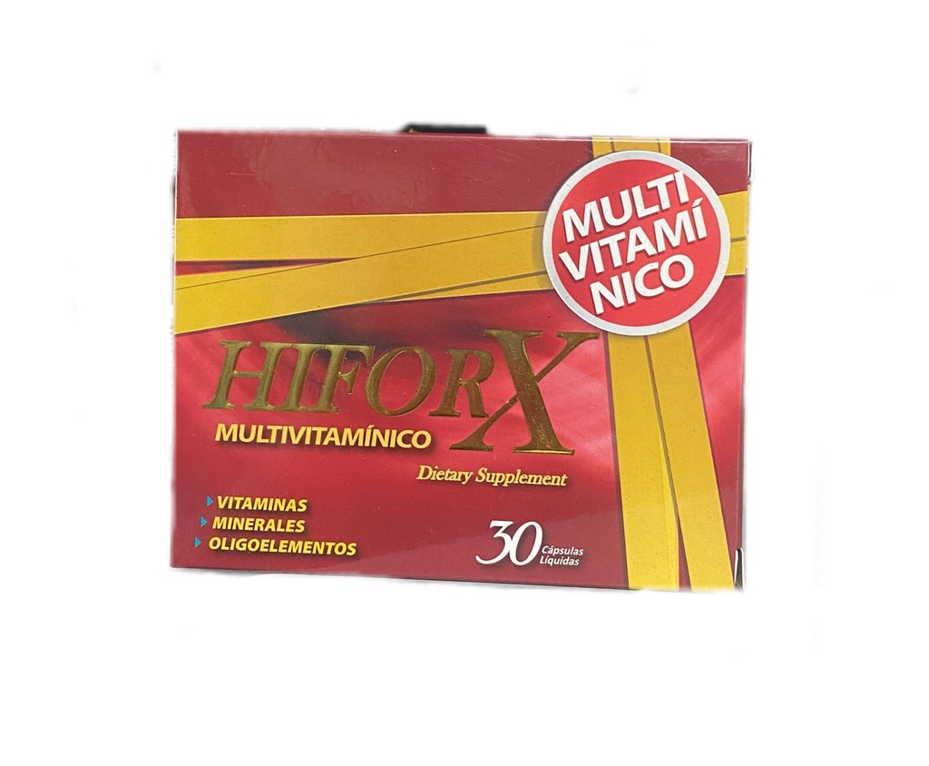 Hifor X (Multivitaminico) Caja x 30 Capsulas (GC-Pharma)