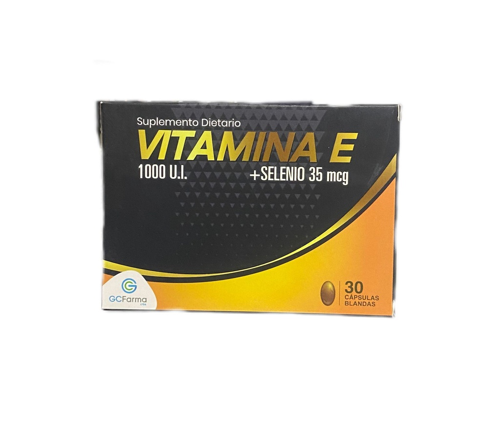 Vitamina E 1.000 Ui + Selenio 35 Mcg Caja x 30 Perlas (GC-Pharma)