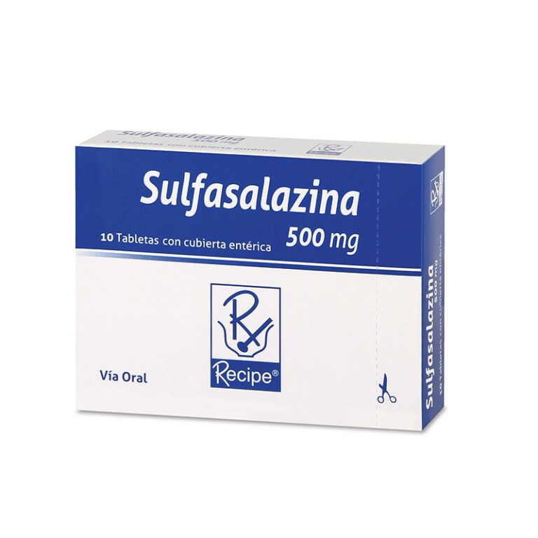 Sulfasalazina 500 Mg Caja x 10 Tabletas Und (Recipe)