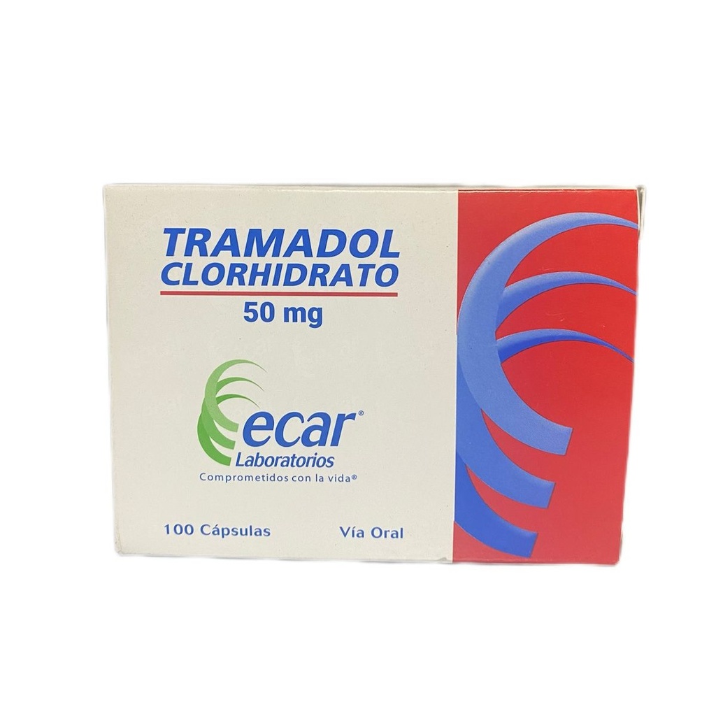 Tramadol 50 Mg Caja x 100 Capsulas (Ecar)