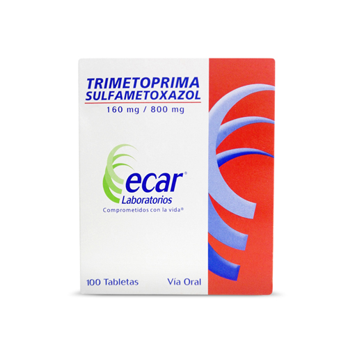 Trimetoprim Sulfa 160/800 Mg Caja x 100 Tabletas (Ecar)