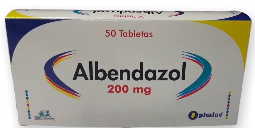 Albendazol 200 Mg Caja x 50 Tabletas (Anglopharma)