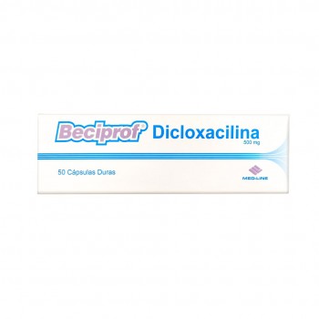 Beciprof (Dicloxacilina) 500 Mg Caja x 50 Capsulas (Med-Line)