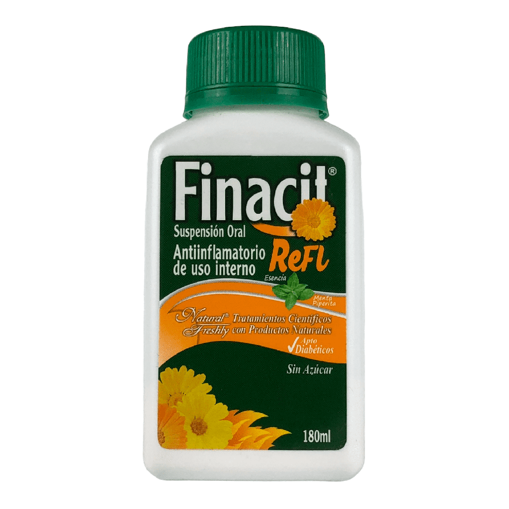 Finacid (Extracto de Calendula) Suspension Oral Frasco x 360 Ml (Natural Freshly)