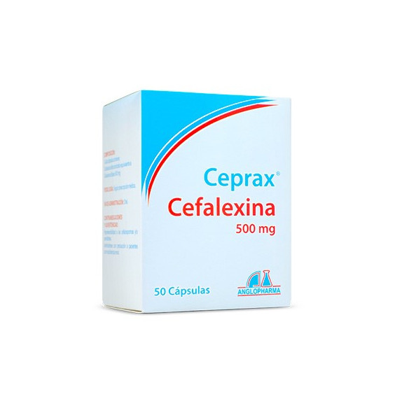 Ceprax (Cefalexina) 500 Mg Caja x 50 Capsulas (Anglopharma)