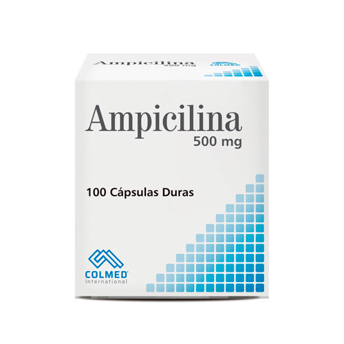 Ampicilina 500 Mg Caja x 100 Capsulas (Colmed)