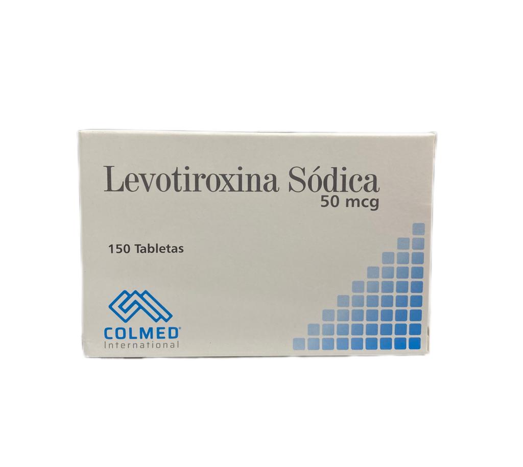 Levotiroxina 50 Mcg Caja x 150 Tabletas (Colmed)