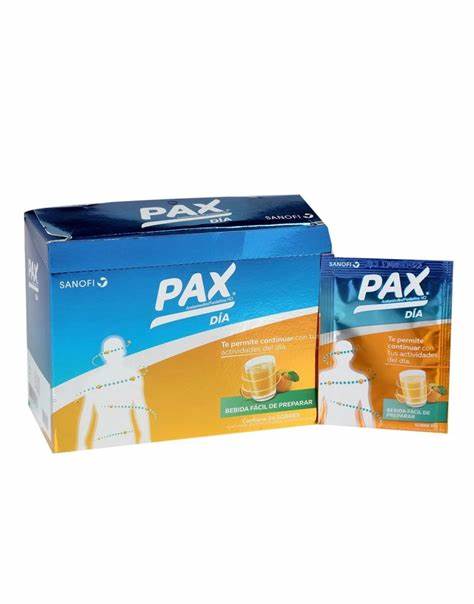 Pax Dia (Acetaminofen+Fenilefrina) Caja x 24 Sobres (Eurofarma)