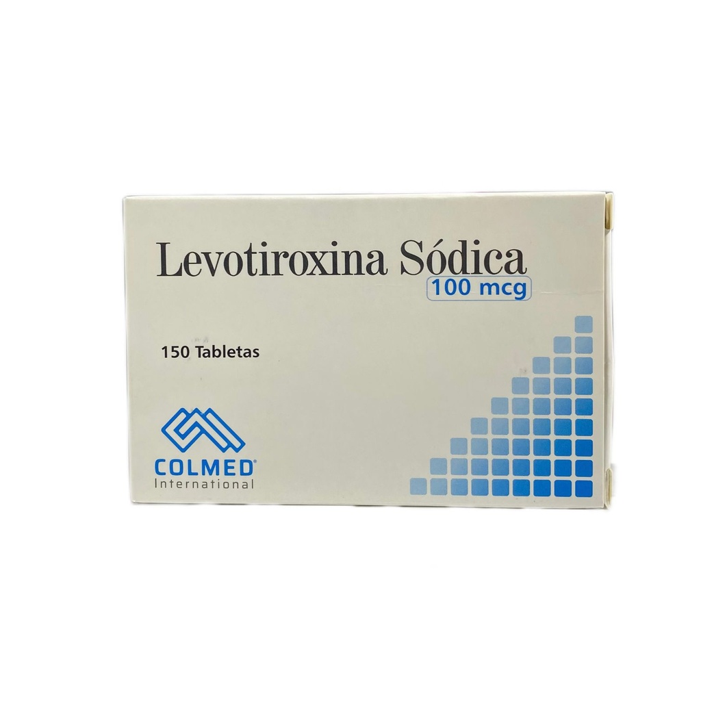 Levotiroxina 100 Mcg Caja x 150 Tabletas (Colmed)