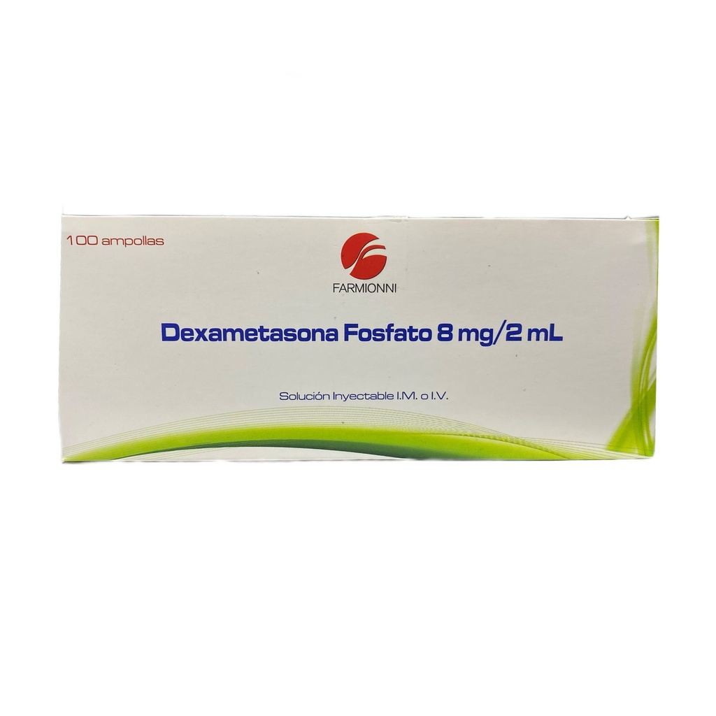 Dexametasona Fosfato 4 Mg/1 Ml Solucion Inyectable Caja x 100 Ampollas (Farmionni)