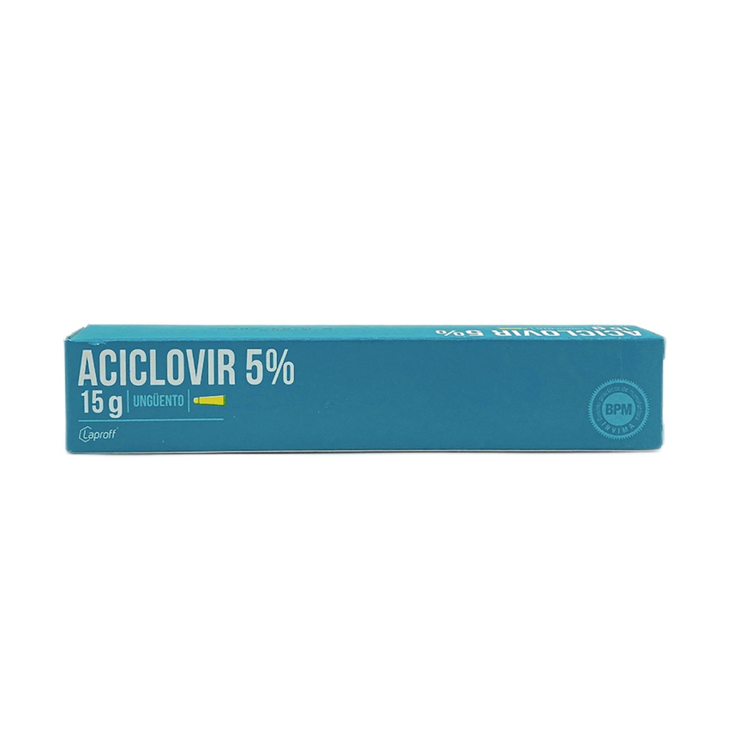 Aciclovir 5% Ungüento Topico Tubo x 15g (Laproff)