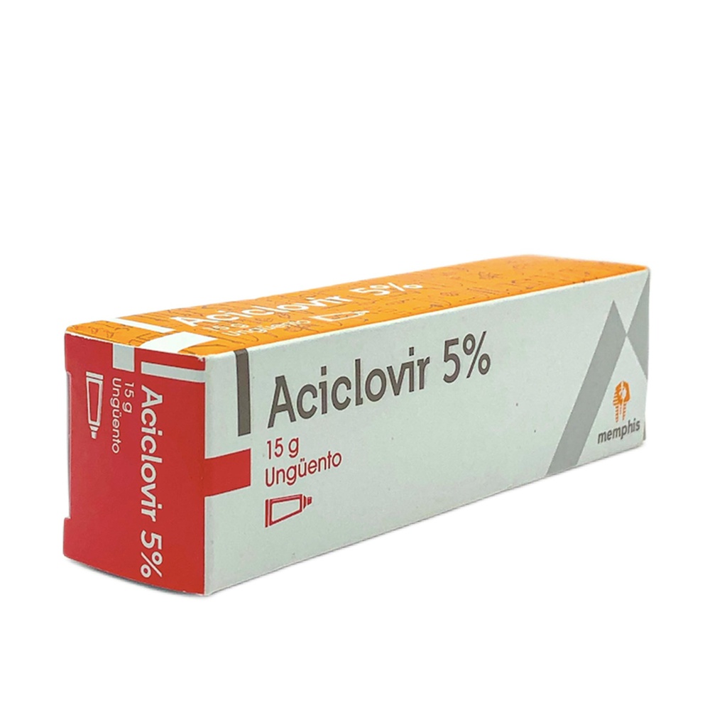 Aciclovir 5% Ungüento Topico Tubo x 15g (Memphis)