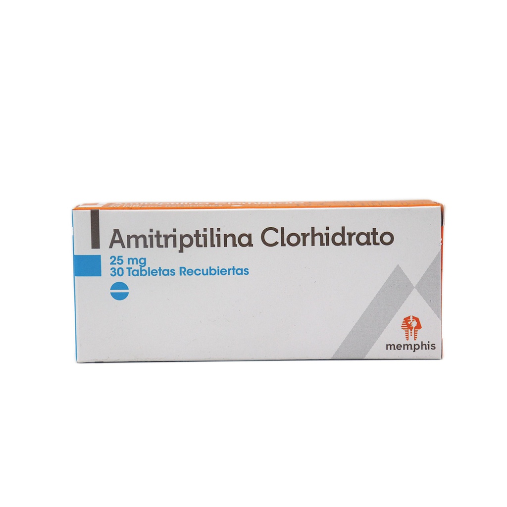 Amitriptilina 25mg Tabletas Caja x 30 (Memphis)