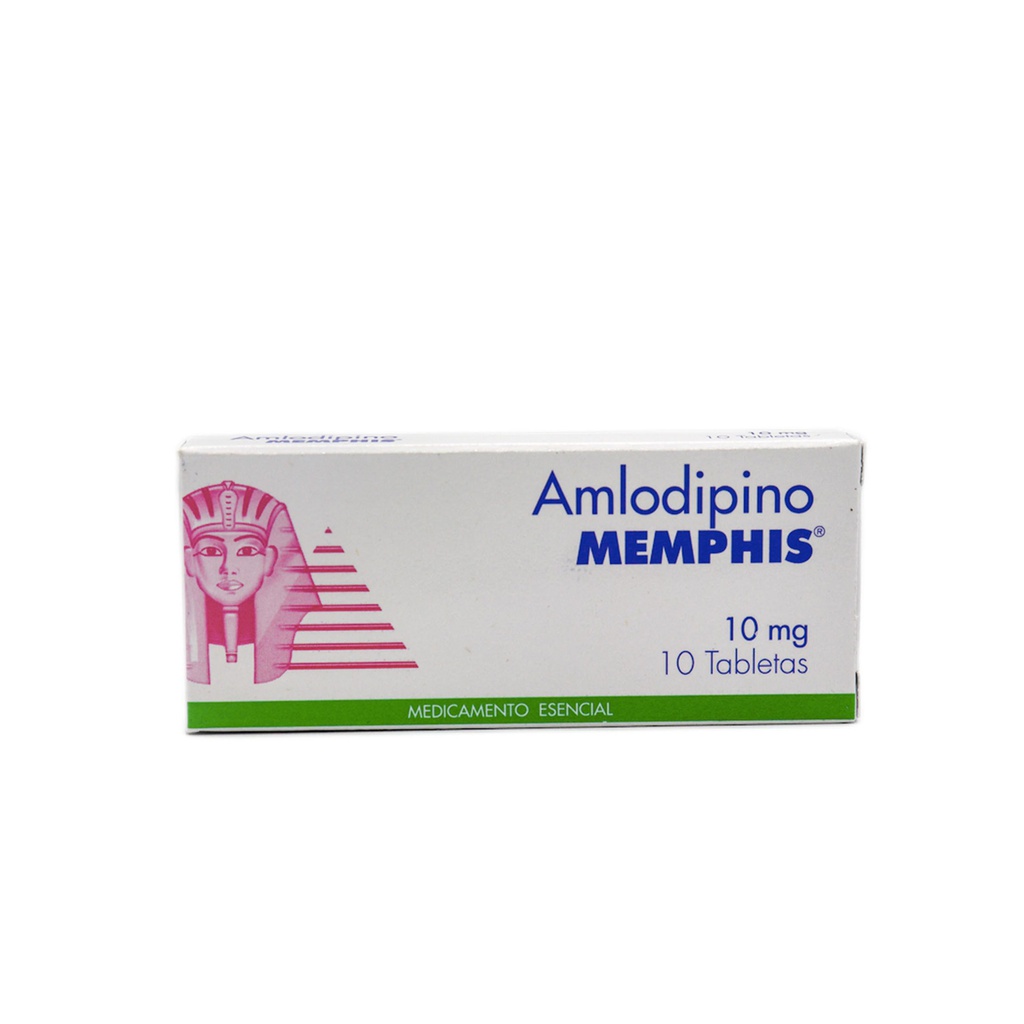 Amlodipino 10 Mg Caja x 10 Tabletas (Memphis)
