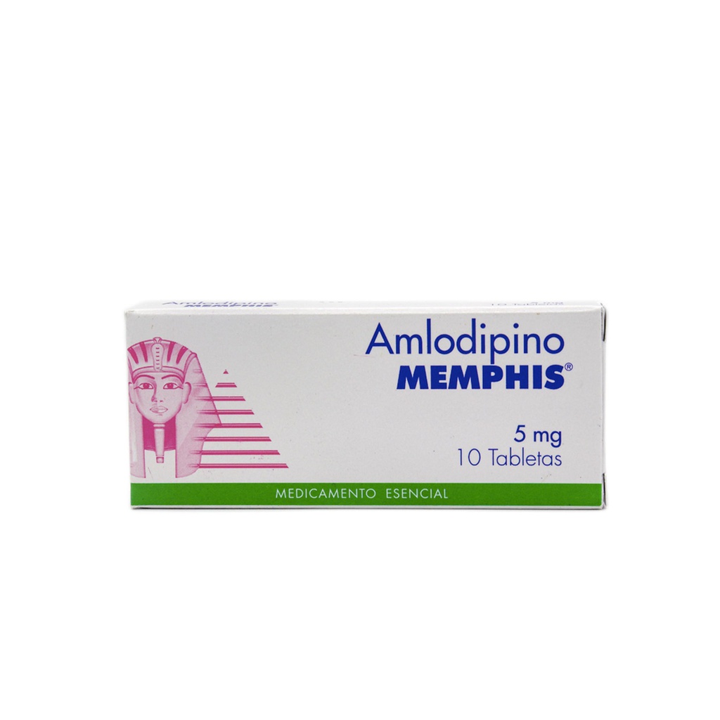 Amlodipino 5 Mg Caja x 10 Tabletas (Memphis)