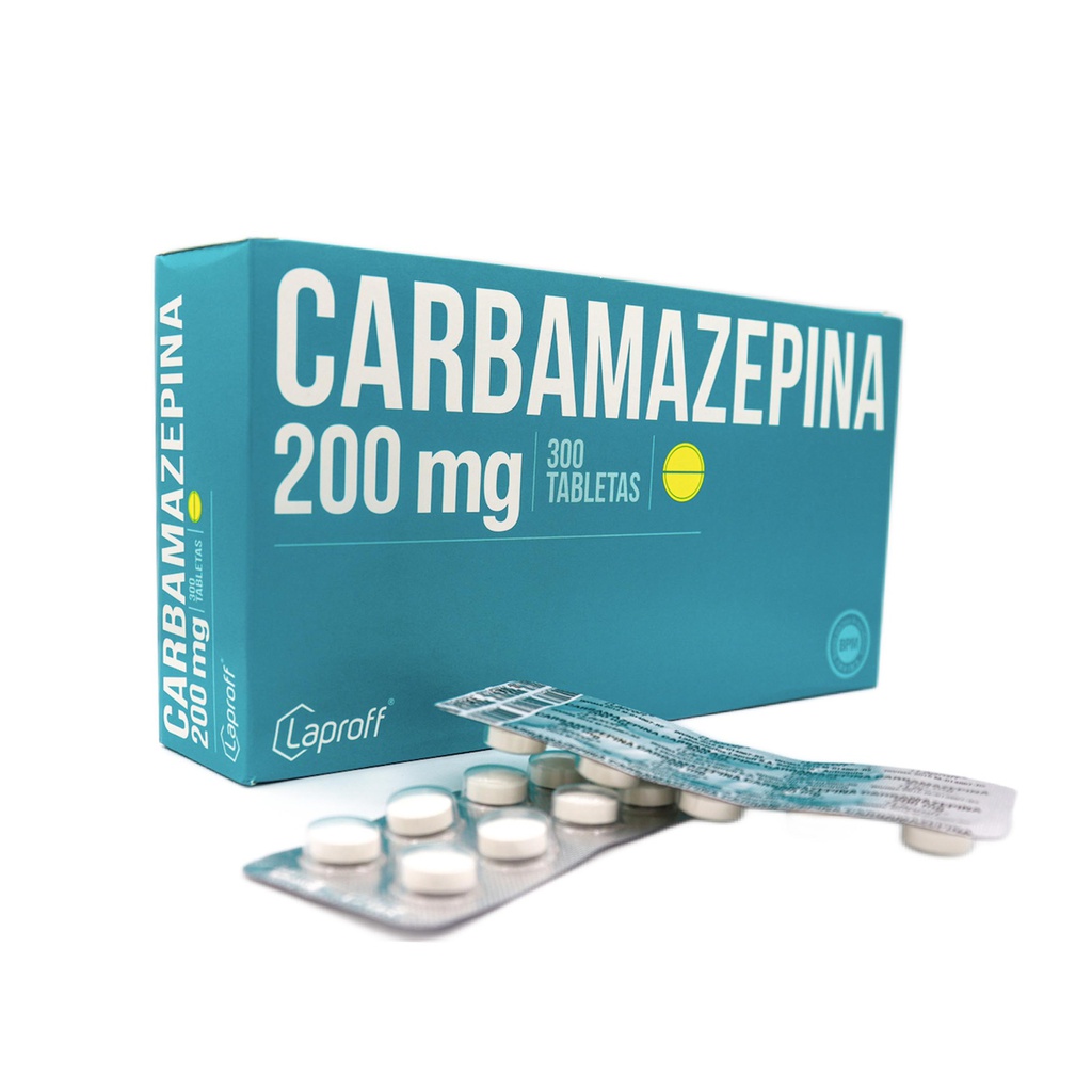 Carbamazepina 200mg Tabletas Caja x 300 (Laproff)