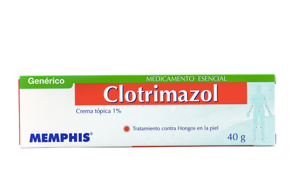 Clotrimazol 1% Crema Topica  Tubo x 40g (Memphis)