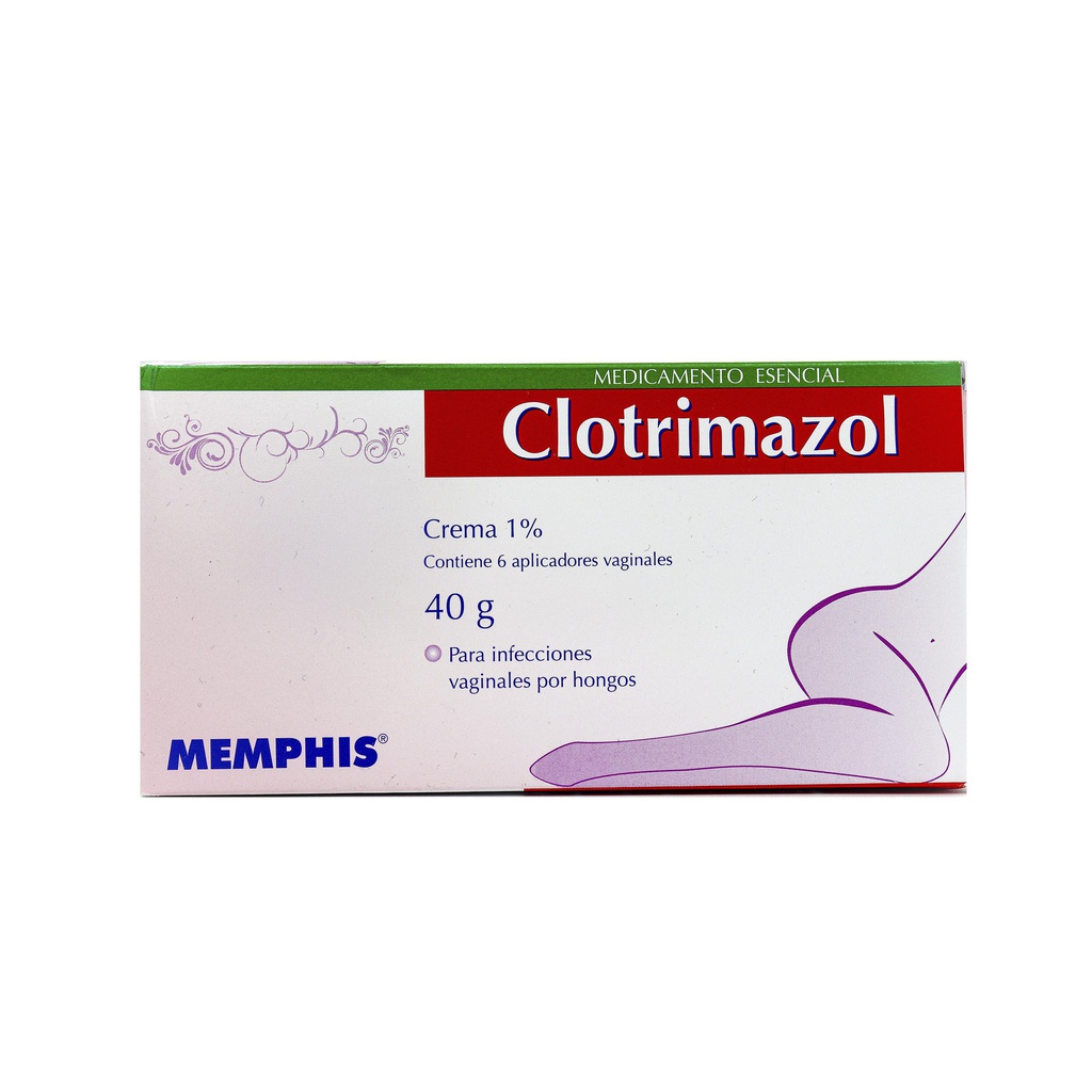 Clotrimazol 1% Crema Vaginal Tubo x 40g (Memphis)