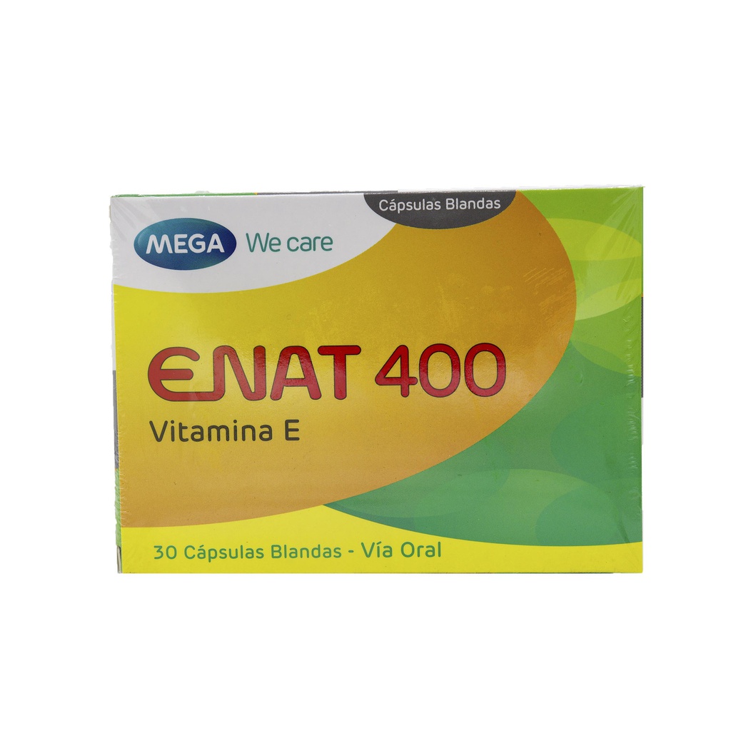 Enat Vitamina E 400u.i Capsulas Blanda Caja x 30 (Mega We Care)