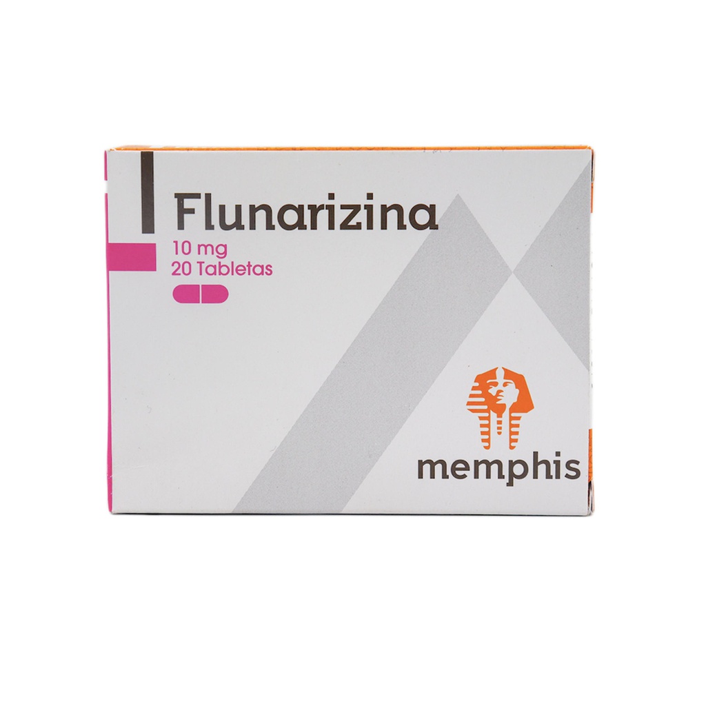 Flunarizina 10mg Tabletas Caja x 20 (Memphis)