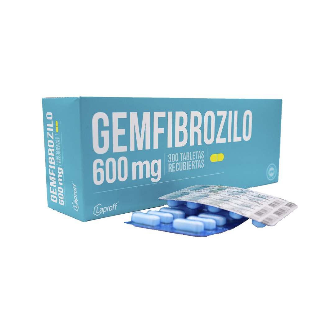 Gemfibrozilo 600mg Tabletas Caja x 300 (Laproff)