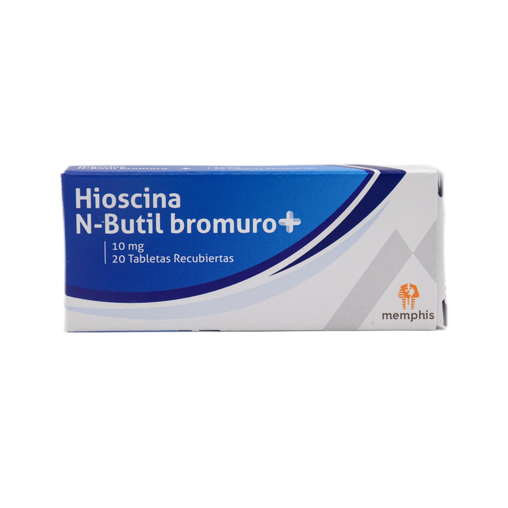 Hioscina N-Bultil Bromuro 10mg Tabletas Caja x 20 (Memphis)